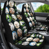 Cute Westie Dog Pattern Print Car Seat Covers