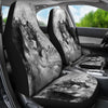 German Shepherd B/W Print Car Seat Covers