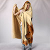 Cute Finnish Spitz Print Hooded Blanket