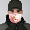 Irish Terrier Print Face Mask