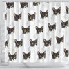 Cute Cats Print Shower Curtain