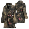 Caucasian Shepherd Dog Print Women's Bath Robe