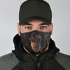 Dachshund On Black Print Face Mask