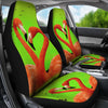 Flamingo Bird Heart Print Car Seat Covers