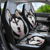 Amazing Siberian Husky Dog Print Car Seat Covers