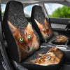 Lovely Somali Cat Print Car Seat Covers