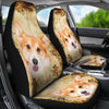 Cute Pembroke Welsh Corgi Dog Print Car Seat Covers