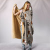 Borzoi Dog Patterns Print Hooded Blanket