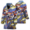 Seluang Fish Print Women's Bath Robe