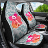 Pomeranian Dog Print Car Seat Covers