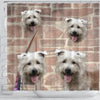 Lovely Glen of Imaal Terrier Print Shower Curtains