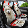 Samoyed Dog Print Car Seat Covers