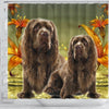 Sussex Spaniel Print Shower Curtains