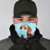 Cute Beagle Dog Print Face Mask