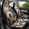 Bearded Collie Dog In Lots Print Car Seat Covers