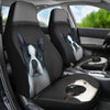 Cute Boston Terrier Print Car Seat Covers