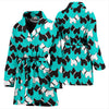 Scottish Terrier Dog Pattern Print Women's Bath Robe