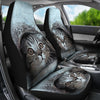 Cute Cat Art Print Car Seat Covers