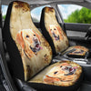 Labrador Retriever Dog Print Car Seat Covers