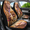 Cute Bordeaux Mastiff Print Custom Car Seat Covers