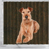 Irish Terrier Print Shower Curtain