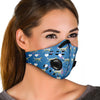 Saluki Dog Print Premium Face Mask