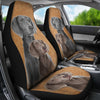 Cute Weimaraner Dog Print Car Seat Covers