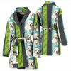 ShihPoo Dog Patterns Print Women's Bath Robe