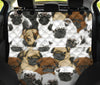 Cute Pug Print Pet Seat covers