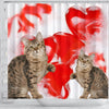 American Bobtail Print Shower Curtains