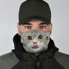 Scottish Fold Cat Face Print Face Mask