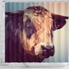 Cattle Vector Art Print Shower Curtains