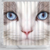 Ragdoll Cat Print Shower Curtain