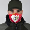 Anatolian Shepherd On Heart Print Face Mask