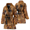 Rhodesian Ridgeback Dog Patterns Print Women's Bath Robe