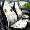 Cute Cat Eyes Print Car Seat Covers