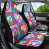 Chow Chow Dog Print Car Seat Covers