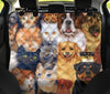 Cute Dog and Cat Print Pet Seat Covers