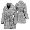 Circle Patterns Print Women's Bath Robe