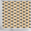 Miniature Schnauzer Dog Pattern Print Shower Curtains