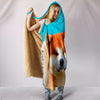 Cute Akita Dog Print Hooded Blanket