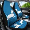 Cute Dachshund Dog Print Car Seat Covers