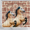 Cute Andalusian Horse Print Shower Curtains