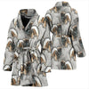 Tibetan Spaniel Dog Print Women's Bath Robe