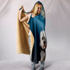 Dandie Dinmont Terrier Print Hooded Blanket