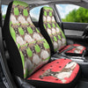 Whippet Dog Print Car Seat Covers