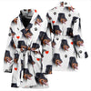 Beauceron Dog Patterns Print Women's Bath Robe