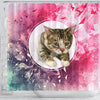 American Shorthair Cat Print Shower Curtain