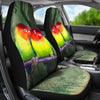 Cute Lovebird Print Car Seat Covers