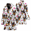 Miniature Pinscher Dog Print Women's Bath Robe